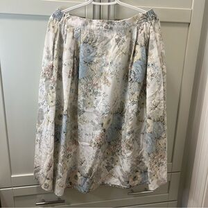 Vintage D'ALLAIRD'S Floral Print Women's Maxi Skirt | Cottagecore | Size 29